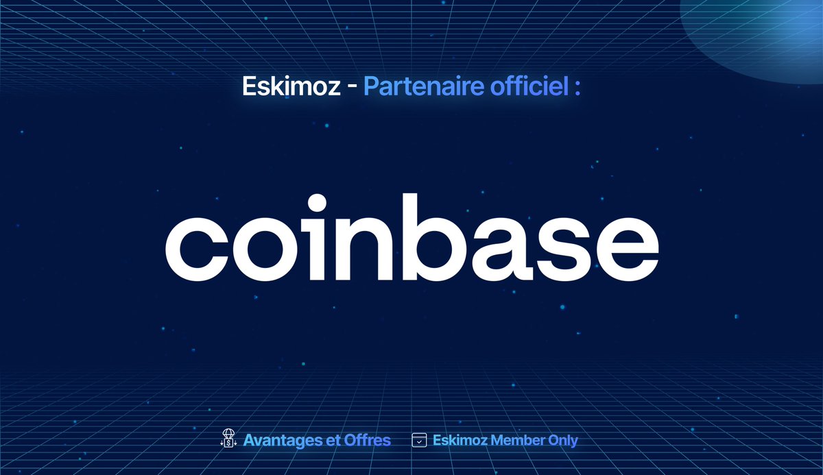 Eskimoz NFT (@eskimoznft) on Twitter photo COINBASE X ESKIMOZ
Nous sommes fiers et ravis de vous annoncer notre partenariat avec <a href="/coinbase/">Coinbase 🛡️</a> 🔥❄
Comment faire d'Eskimoz Future le projet francophone n°1, sans LE géant de l’écosystème ?
Ensemble, nous renforçons notre projet de créer la meilleure communauté possible, et COINBASE X ESKIMOZ
Nous sommes fiers et ravis de vous annoncer notre partenariat avec <a href="/coinbase/">Coinbase 🛡️</a> 🔥❄
Comment faire d'Eskimoz Future le projet francophone n°1, sans LE géant de l’écosystème ?
Ensemble, nous renforçons notre projet de créer la meilleure communauté possible, et
