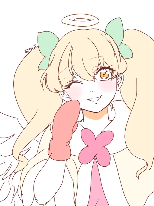 #お前の描いたポップン女子を見せろスマホに入ってる範囲で。ポエット、かごめちゃん、もえちゃん。 