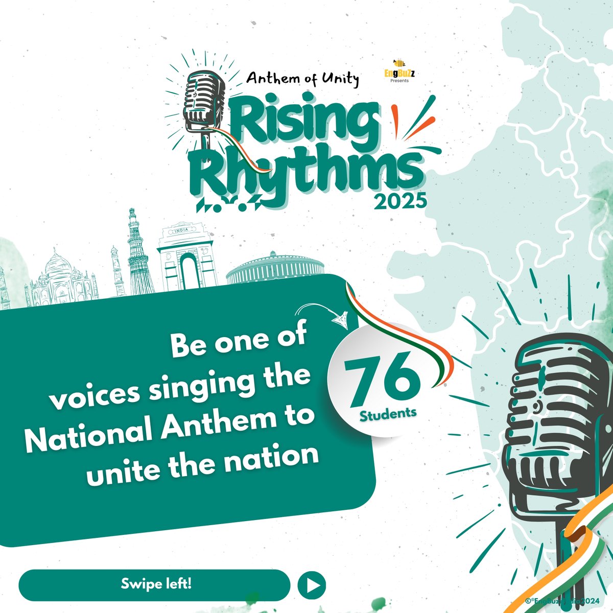 EngbuzzIndia's tweet photo. #AnthemOfUnity2025
Anthem of Unity 2025 – Join the Rising Rhythms! 🇮🇳
Celebrate India’s 76th Republic Day with EngBuzz!
We invite students from Class 1 to Plus Two across India to unite their voices and sing our National Anthem, Jana Gana Mana.

#AnthemOfUnity2025 https://t.co/oq0cZ2zNvA