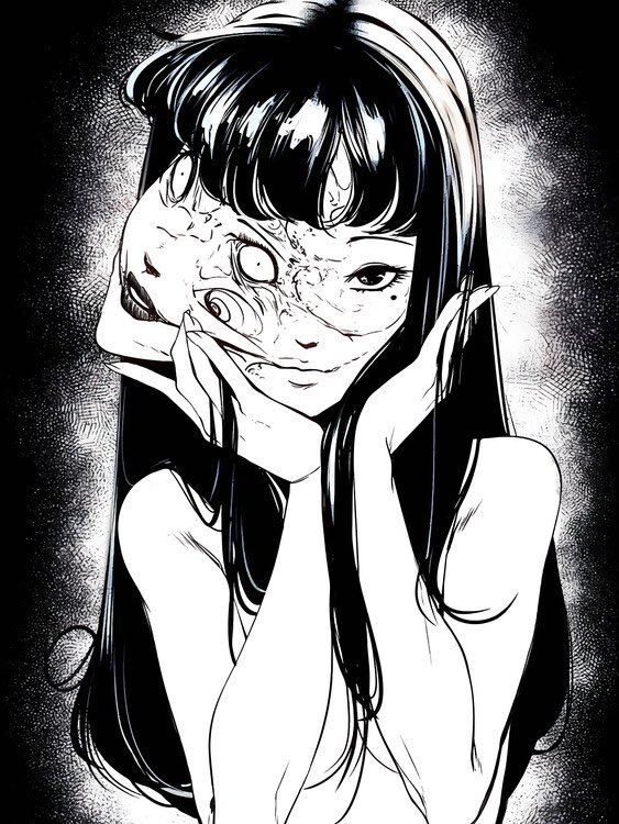 jiwoongiez's tweet photo. ZB1 GOT A FAMOUS HORROR MANGKA JUNJI ITO TO DO THEIR CONVER ART! OMG https://t.co/LMLCJTrzjZ