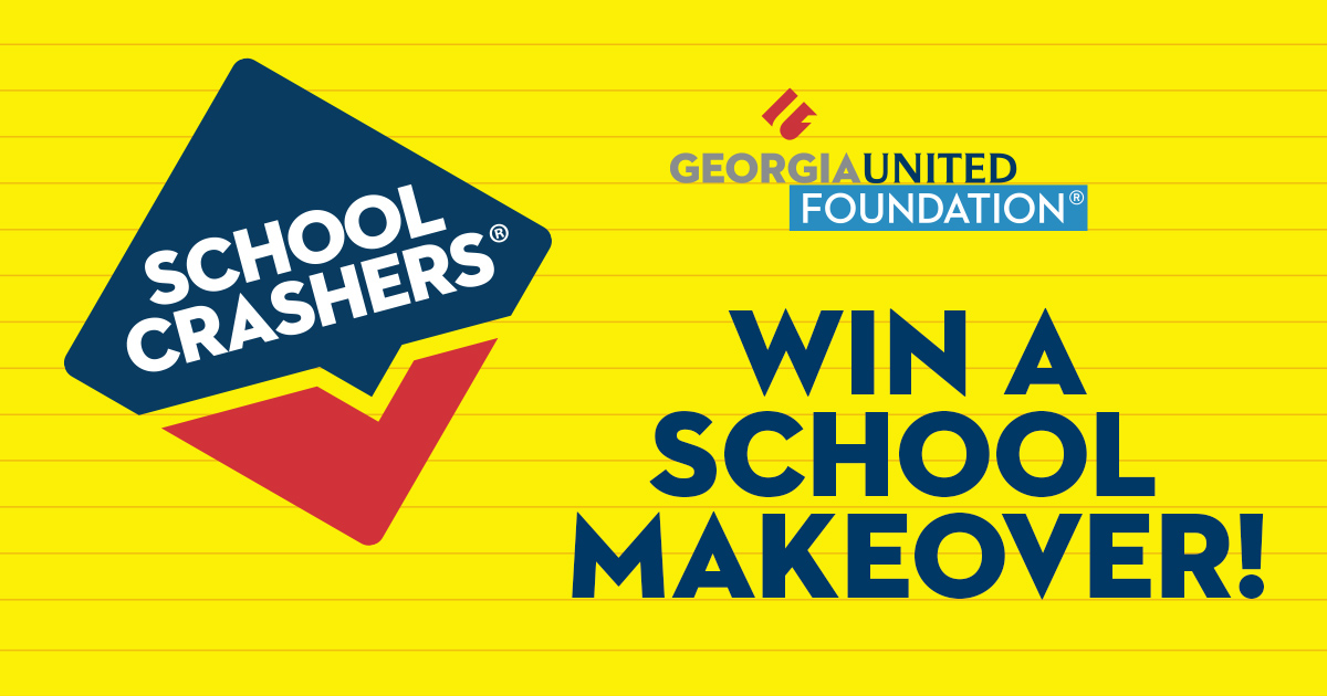 Does your school need some TLC? 🏫 Nominate them for a makeover! Georgia United Foundation's School Crashers program helps to improve learning environments across the state, from new sensory rooms to refreshed media centers. Nominations close Jan 31. okt.to/CvNZLm