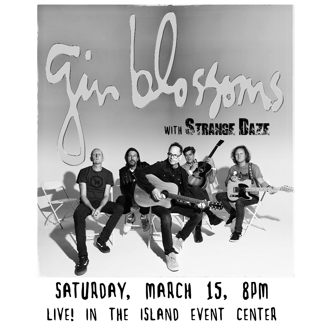 ticasino's tweet photo. Special guest @StrangeDazeMN is joining @ginblossoms in the Island Event Center on March 15! Before we throw it back to the ‘90s, the Minneapolis-based rock band will get the night started with original songs like “Beautiful” &amp; “Mercy.” Get tickets at https://t.co/x2LsQJHbmU! https://t.co/QhNqjrkvYG