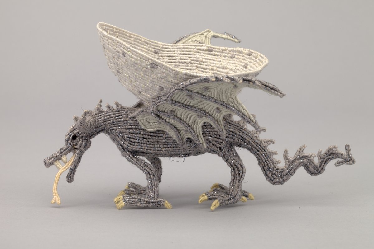 This beaded beast by Carol Eckert is the perfect piece to share today on National #AppreciateADragonDay! While some might be waiting a few more days until they recognize their favorite dragons, RAM is starting their celebration today with this onyx-colored beauty.