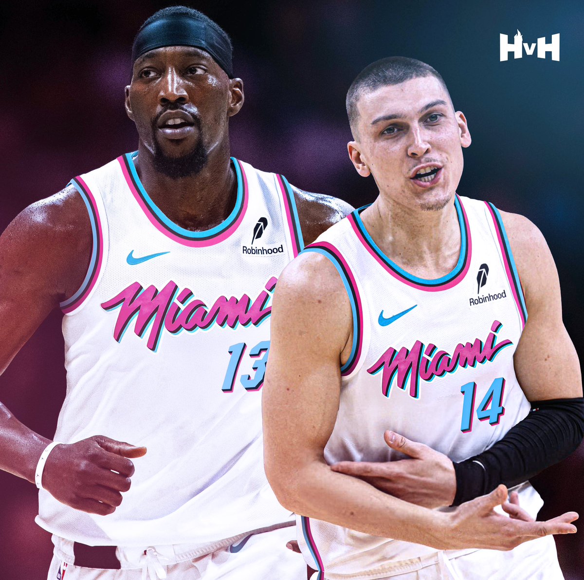 HeatvsHaters's tweet photo. The Miami Heat are bringing back their white Vice Uniforms ⚪️🔥 https://t.co/yK5HnSLBV3