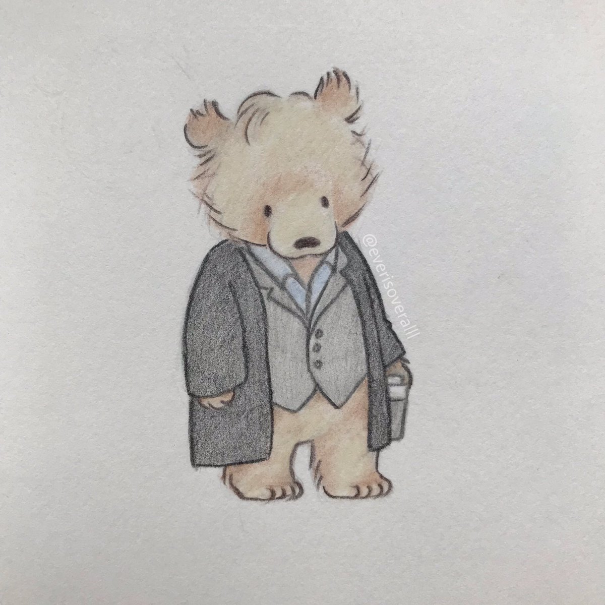 everisoveralll's tweet photo. Haven’t stopped thinking about this concept so I drew it 🐻 https://t.co/I2MOIOCkuZ