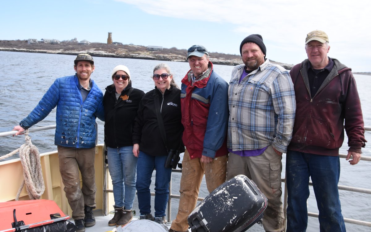 Nothing but love for this crew - Zach, Liz, Sara, Ross, Steve, and Roger ⛴️💙