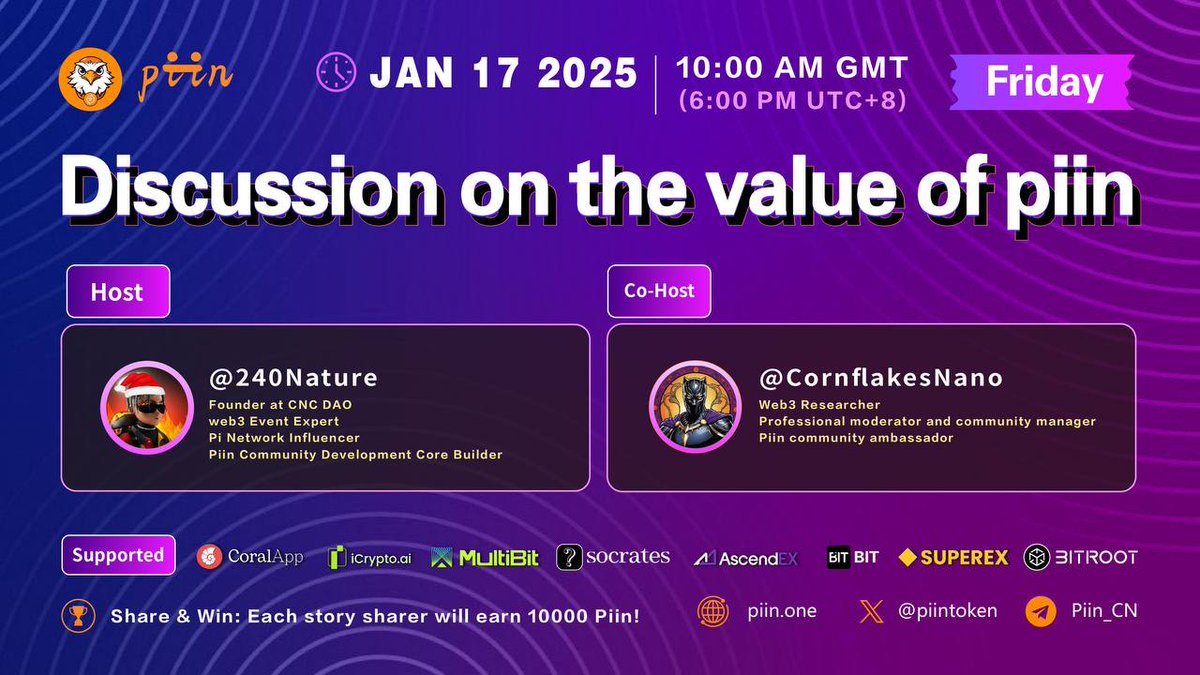 adrycar02's tweet photo. On Jan 17, 18:00 (UTC+8),  join #Piin community's Space to witness how the community is reinventing itself through the #BRC20 protocol, together with #PiNetwork users worldwide👊👊👊

Space link:https://t.co/LmtwAYwPm7

#Whale #ZEBRO #THL #HOPE #CAMEL #TRENCH #AMINO #DONCHO #TXN https://t.co/K3vptQSAMo