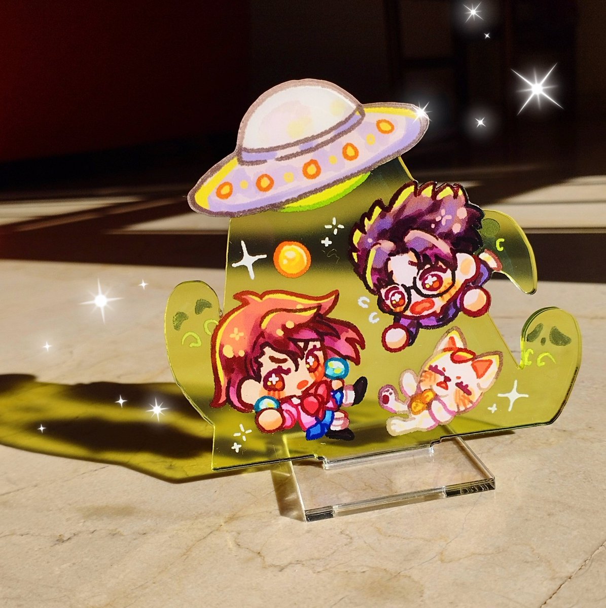 nouconcept's tweet photo. My Dandadan standees are here, woah!! ,,, 🥹🧡✨ https://t.co/km5TEksFFJ
