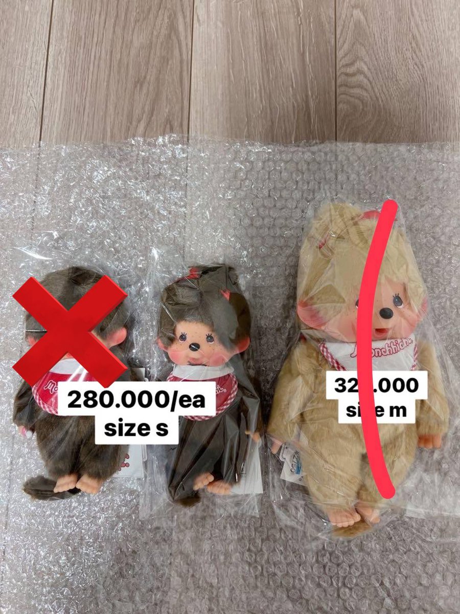 wts ufs monchhichii girl size s 280.000 bersih jp ada go trusted!