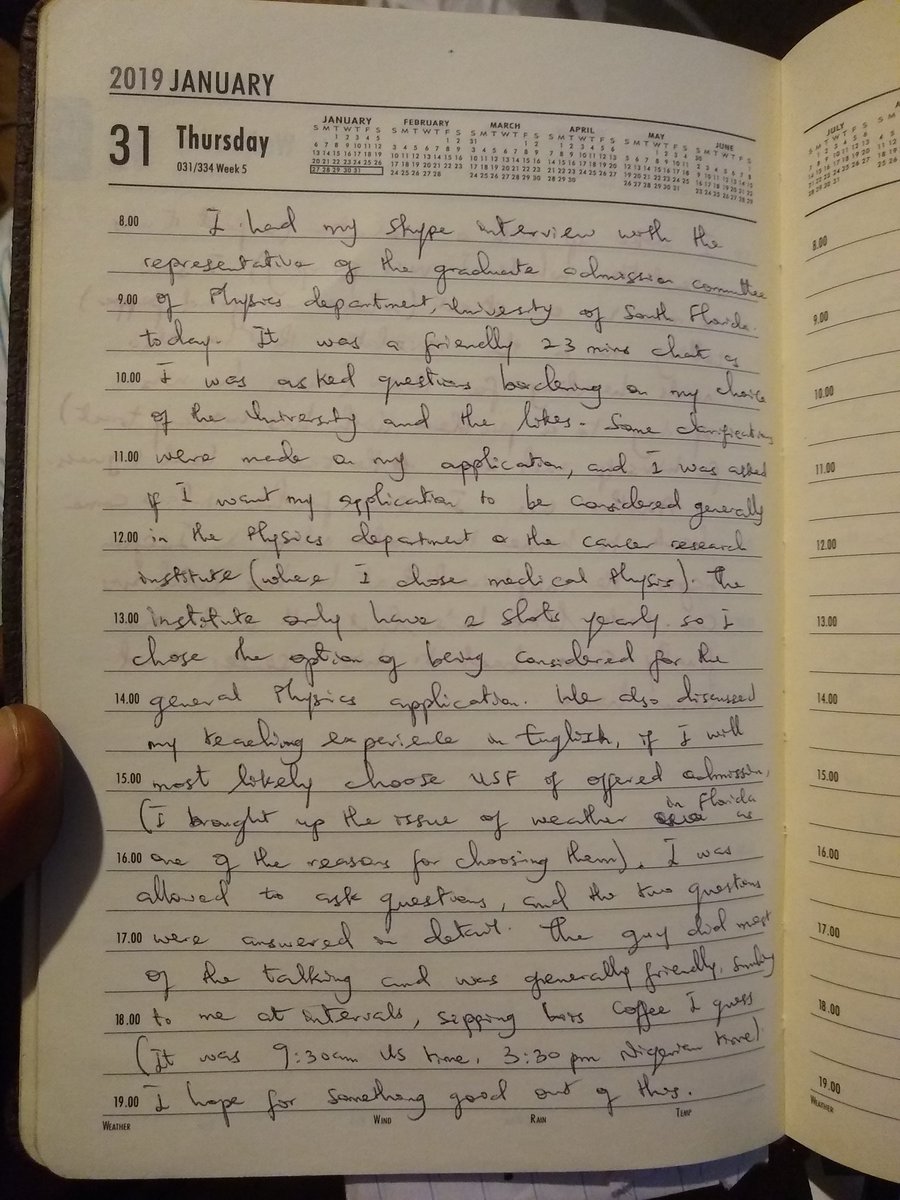 SamdGreat01's tweet photo. January 2019, I had an interview with USF. Eventually went with FSU

See the summary of the meeting in my diary https://t.co/QPCuaV3zJU