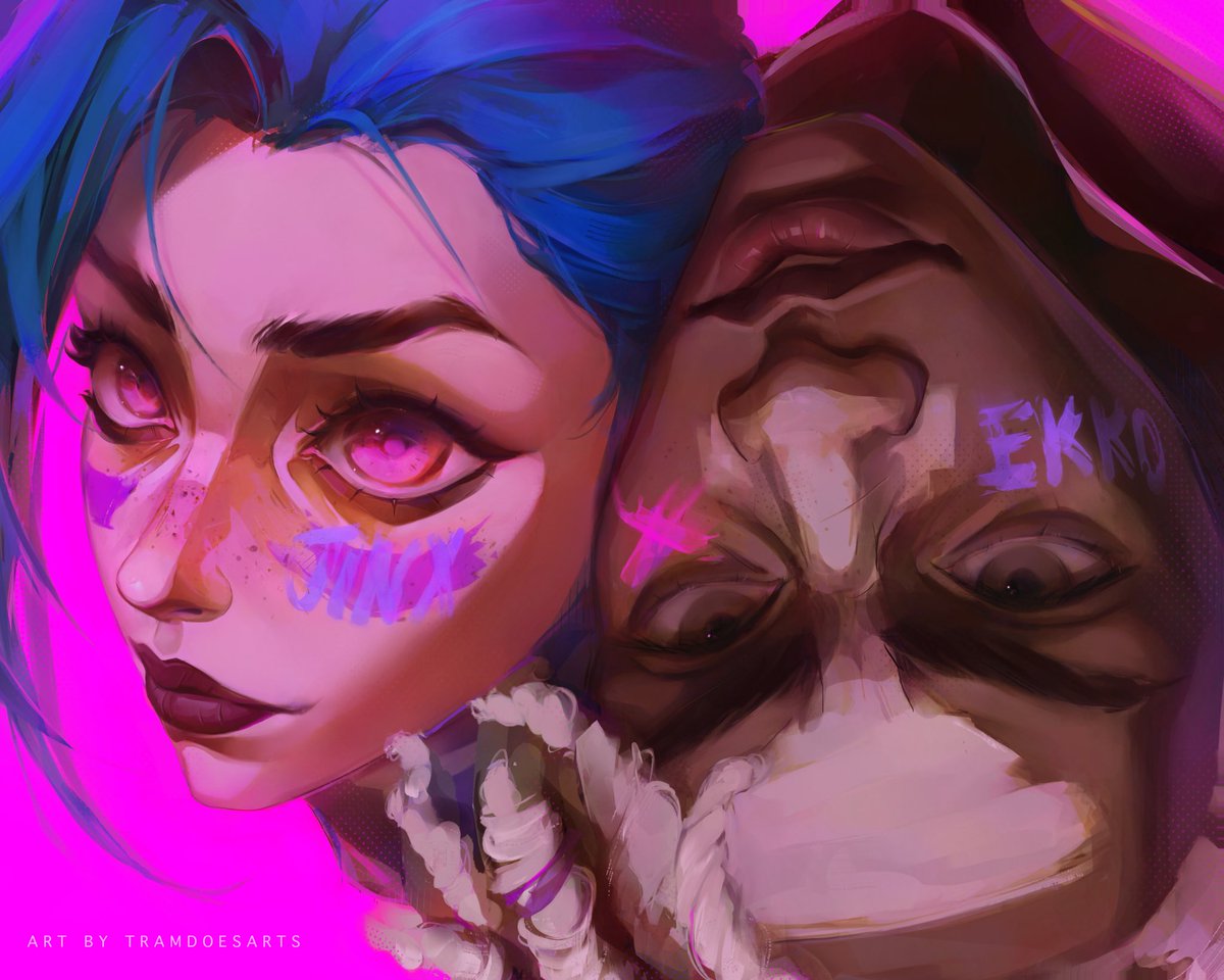tramdoesarts's tweet image. Jinx x Ekko ⌛️💣
#arcane #timebomb #arcanefanart
