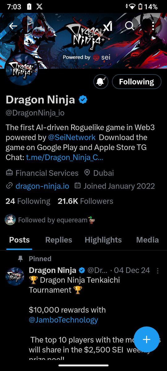 magspecker's tweet photo. Really nice game.this game surely going to the moon.
@DragonNinja_io @JamboTechnology https://t.co/pnDk0h1s9o