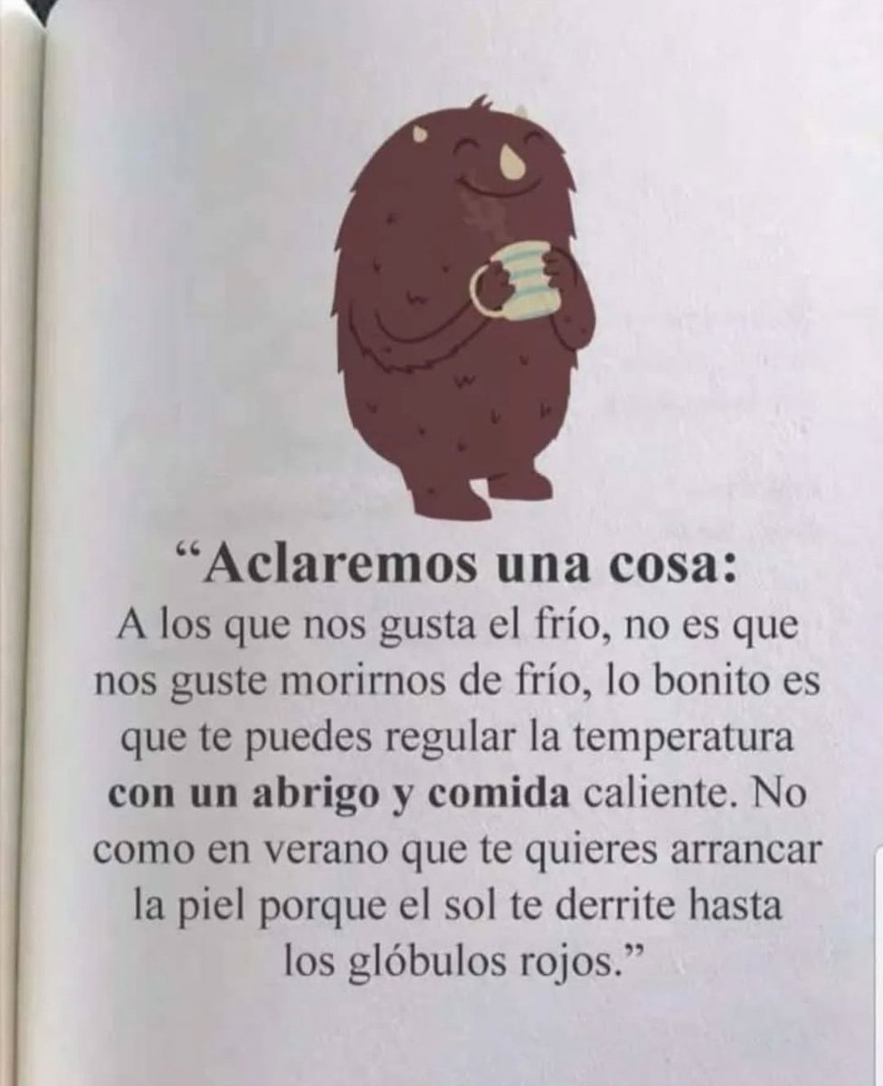 Soy team frío y me siento orgullosa de ello ❄️✨