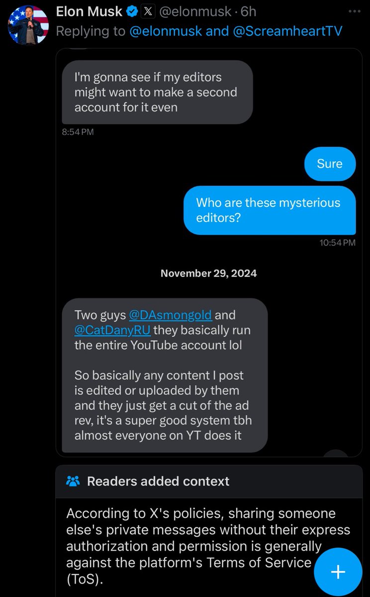 esjesjesj's tweet photo. Elon has uncovered a conspiracy of Twitch streamers using EDITORS (puppet masters) to upload “clips” of their streams to YouTube. Possibly Soros-backed?!?! https://t.co/VMYiHA1mua