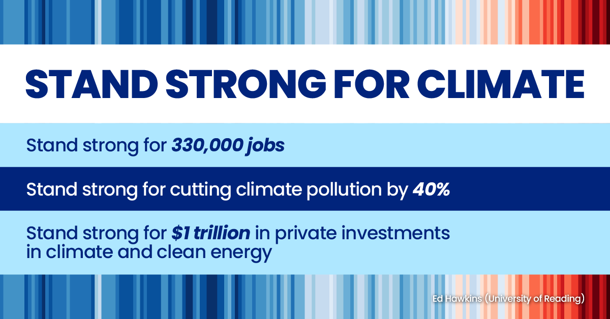 TexasPSR's tweet photo. The Climate and Clean Energy Plan invests in communities, invests in health, and slashes climate pollution. Rolling back climate progress would be a disaster for our communities: Congress: Please #StandStrongForClimate to protect a healthier, safer future for all! https://t.co/ix3F0dSkZ4