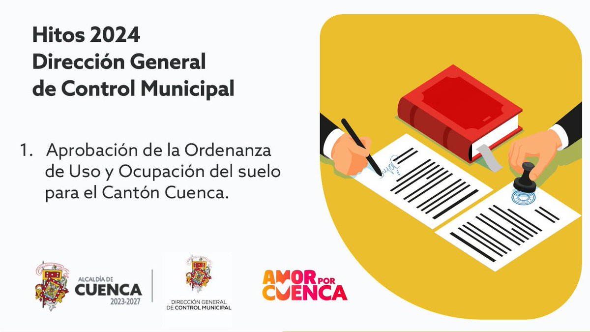 Control_Muni_C's tweet photo. Gracias al liderazgo del Alcalde Cristian Zamora durante el año 2024, la Dirección de Control Municipal alcanzó grandes logros para impulsar el progreso de nuestra  ciudad, gracias al esfuerzo y compromiso de un equipo de funcionarios que trabaja por una Cuenca mejor para todos. https://t.co/8aztvhkzWx