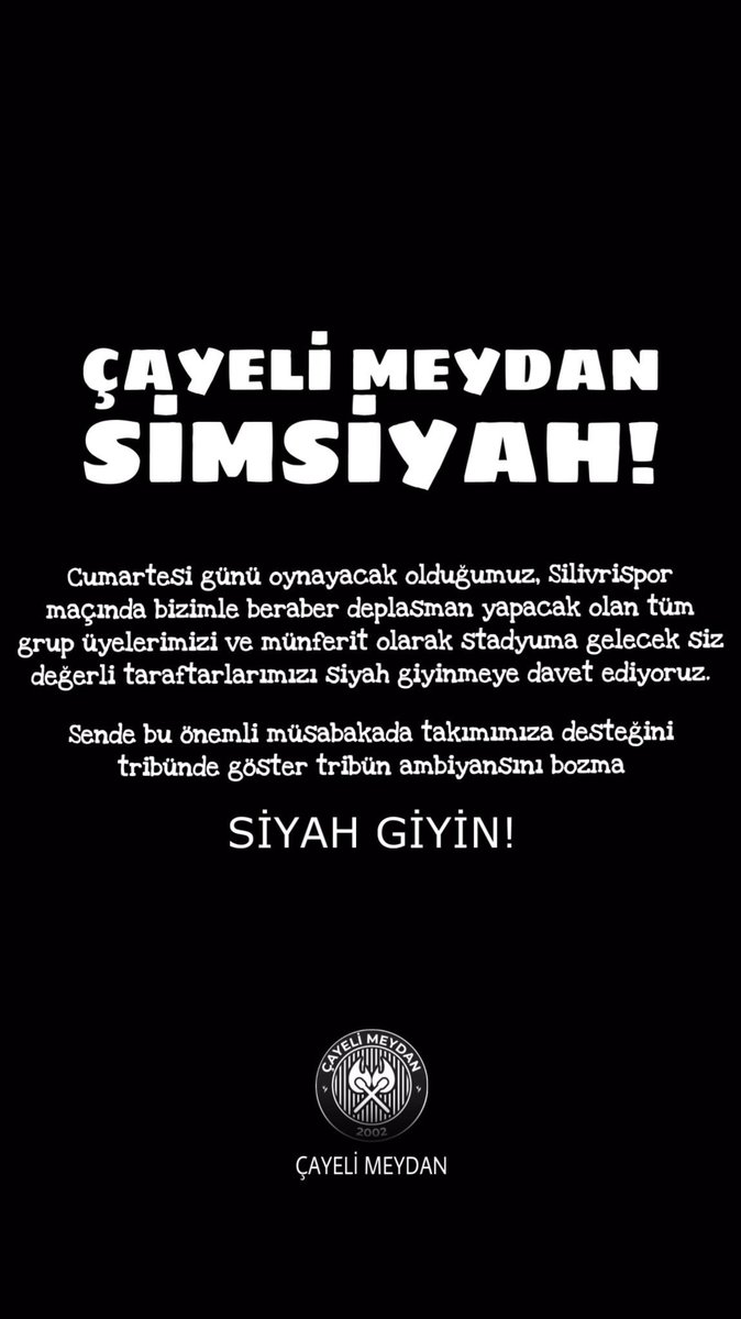 SİMSİYAH SİLİVRİYE!