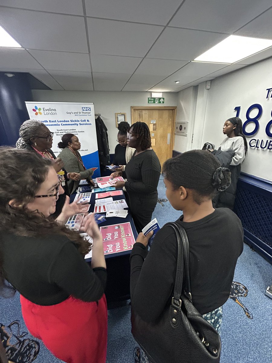 Nke19's tweet photo. Thank you to South East ICB for inviting us to Southwark PLT - LTC to raise awareness of Sickle cell and talk about the new enhanced community pilot project @NhsIcb 
@SELondonICS @SickleCellUK @EvelinaLondon 
#sicklecell #healthinequalities #longtermconditions https://t.co/x9kWVdcQzy