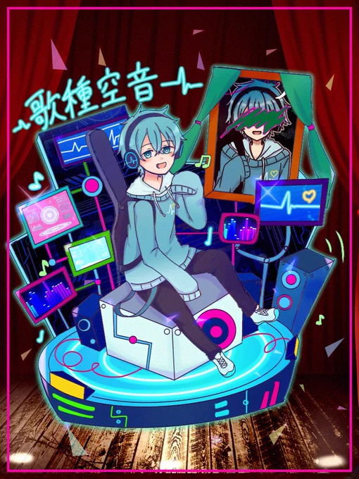 ソシャゲ風に個別でも描いたよ #高生宅