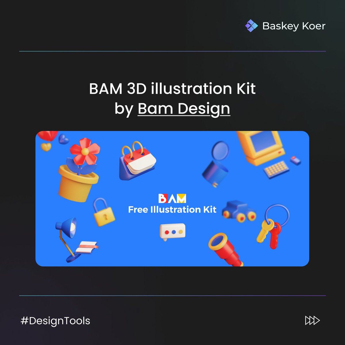 baskeykoer's tweet image. Free 3D resources to elevate your designs!
#koer #designtips #figmatips #resources