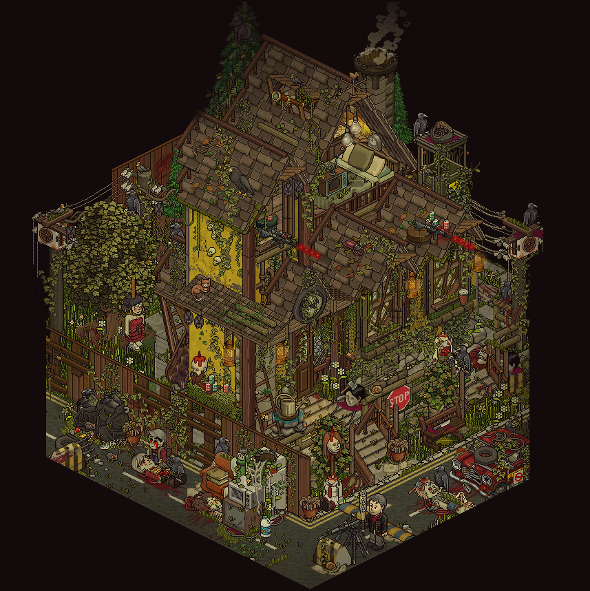 The walking dead
on habblet