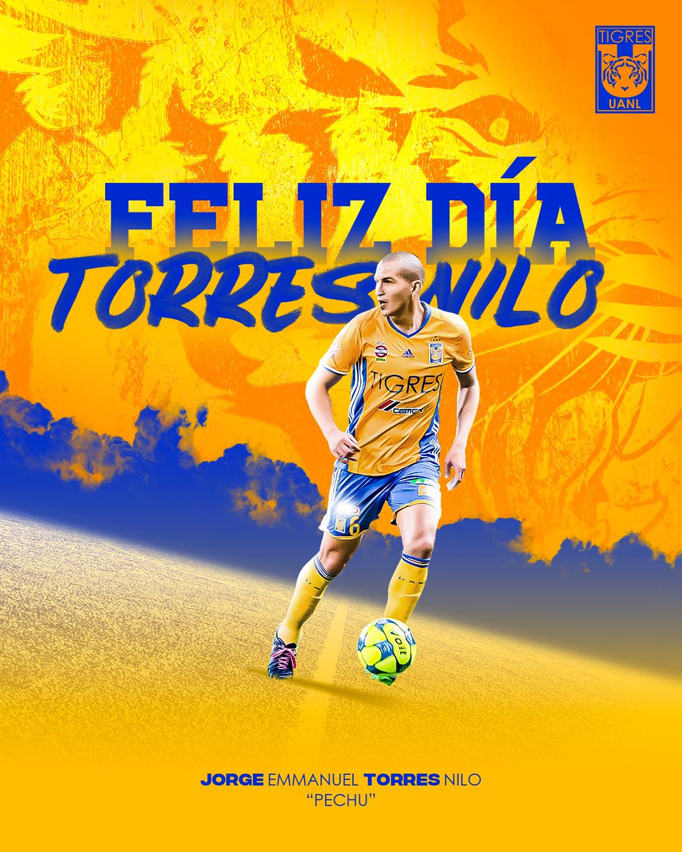 TigresOficial's tweet photo. 🎂 ¡Hoy felicitamos a nuestro histórico, Multicampeón y querido @JTorresNilo!

¡Que los cumplas feliz, 'Pechu'! 🫶🏼🐯 https://t.co/acKRx34EZ7