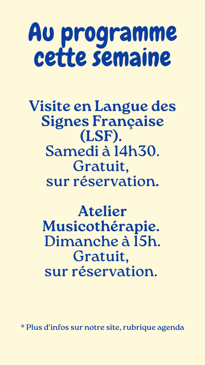 La programmation de la semaine au Mrac ! #exposition #mracserignan #musée #art #artcontemporain #serignan #occitanie #visiteenfamille