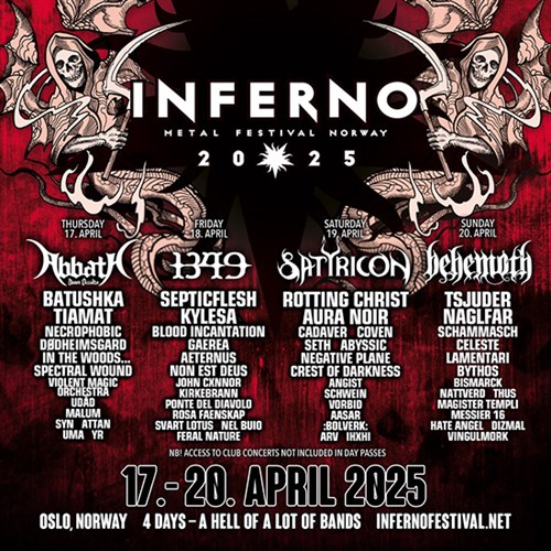 1349official's tweet image. Once again @1349official is proud to bring AURAL HELLFIRE to the @InfernoFestival this April. 1349's Live Ritual will take place Friday, April 18.

Tickets:

tickets.infernofestival.net

DO NOT MISS IT.

#legion1349 #auralhellfire #infernometalfestival #infernofestival