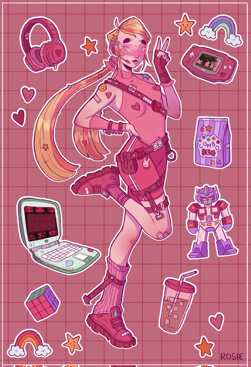 "She's your girl in the chair... a hacker extraordinaire... Frankie!" 💖

#oc #originalcharacter