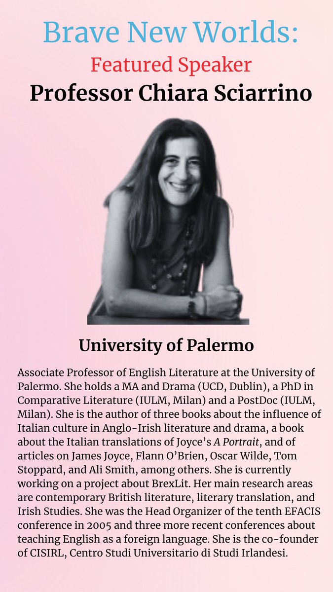 🤫 Hush now! in Zürich for Brave New Worlds on 8 February, Chiara Sciarrino will present:

🎼 "Music, Counterpoint, and Narrative Complexity in Aldous Huxley’s Point Counter Point and Flann O’Brien’s At Swim-Two-Birds” 👏 

#aldoushuxley #flannobrien #zurichevents