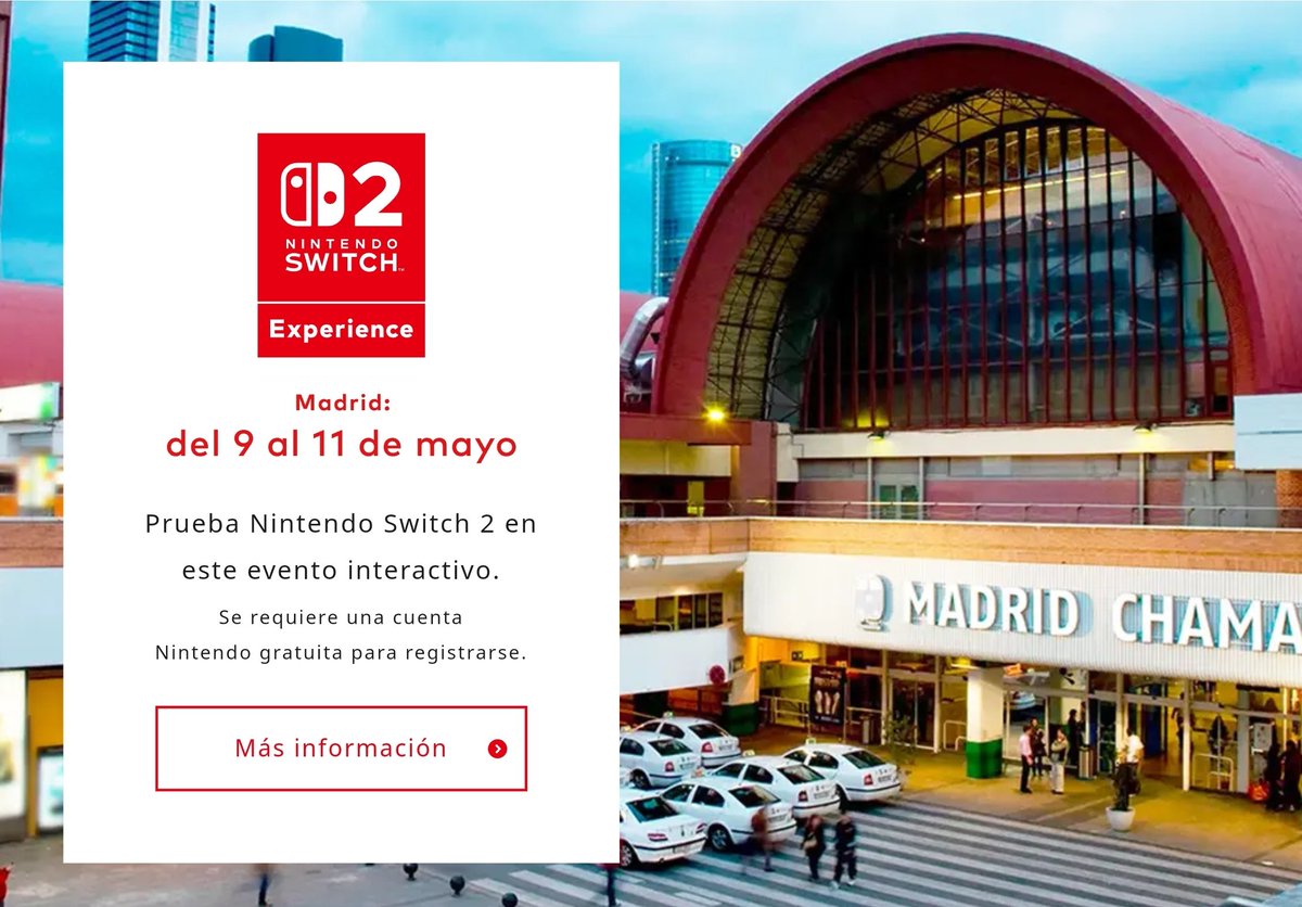 salvagamer_'s tweet photo. Madrid Chamartín siempre serás perfecta #NintendoSwitch2 https://t.co/wWmnClzL3w
