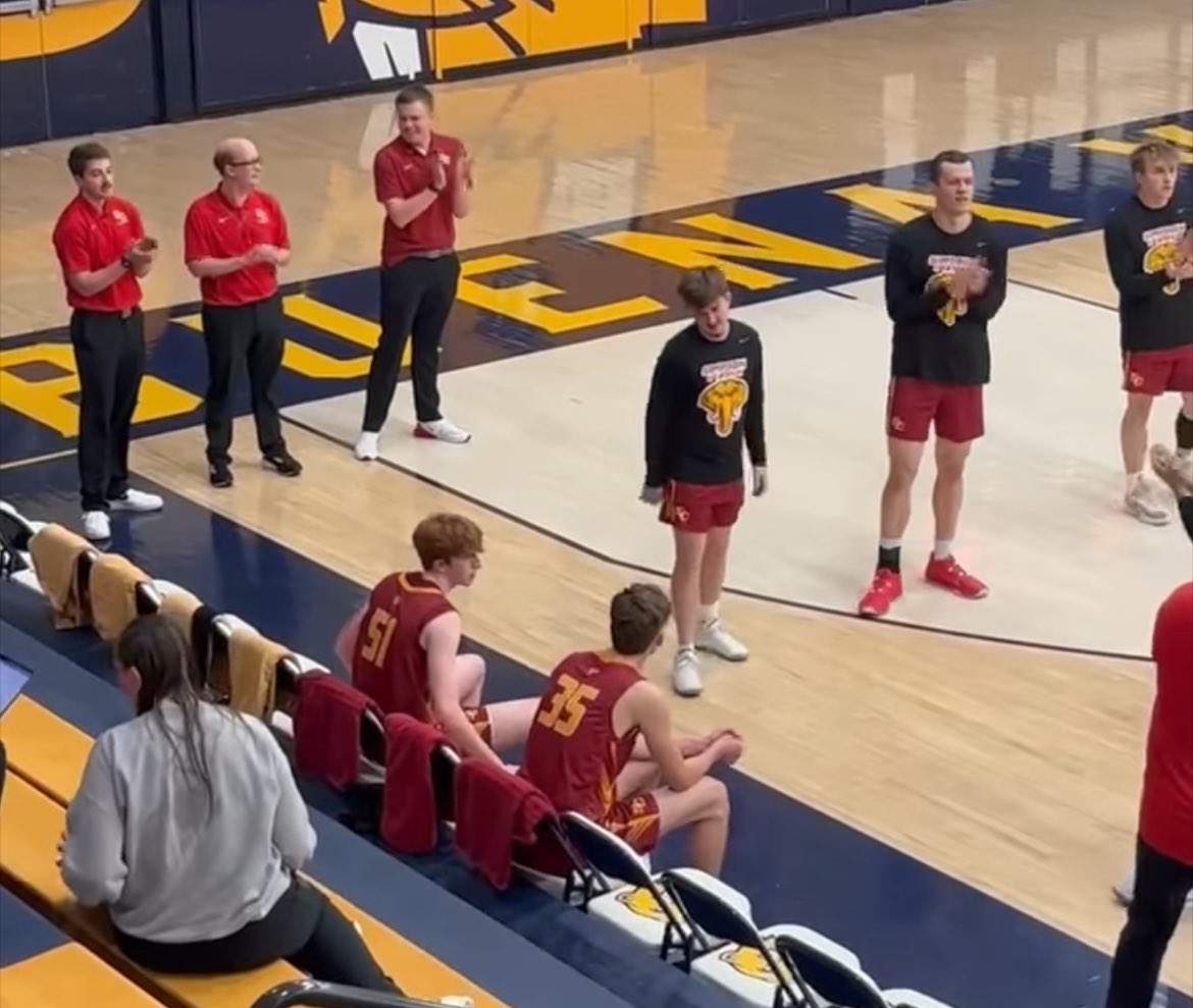 One of our favorite nights of the year is taking guys to Simpson when BV travels to Indianola.  Didn’t work out this year but Jaden, Brogan, Bo and Jackson are special Mustang alum.  We follow and support them as they grow as basketball plays and young men.