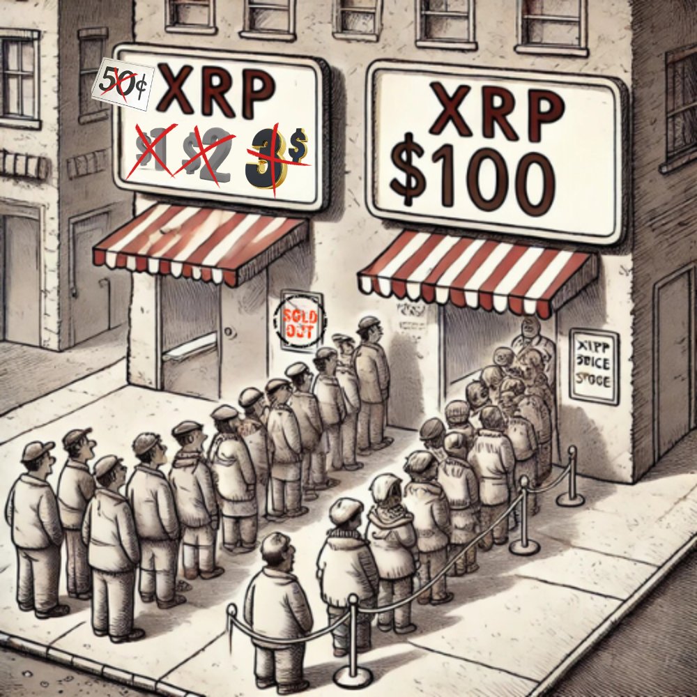 Silver_Switcher's tweet photo. The 5th November 2024 was the last day XRP was $0.50 now you can't buy it for $3 a coin.

This image will become reality!
#XRP @Ripple #XRPL @bgarlinghouse https://t.co/zAs8mHtgIo