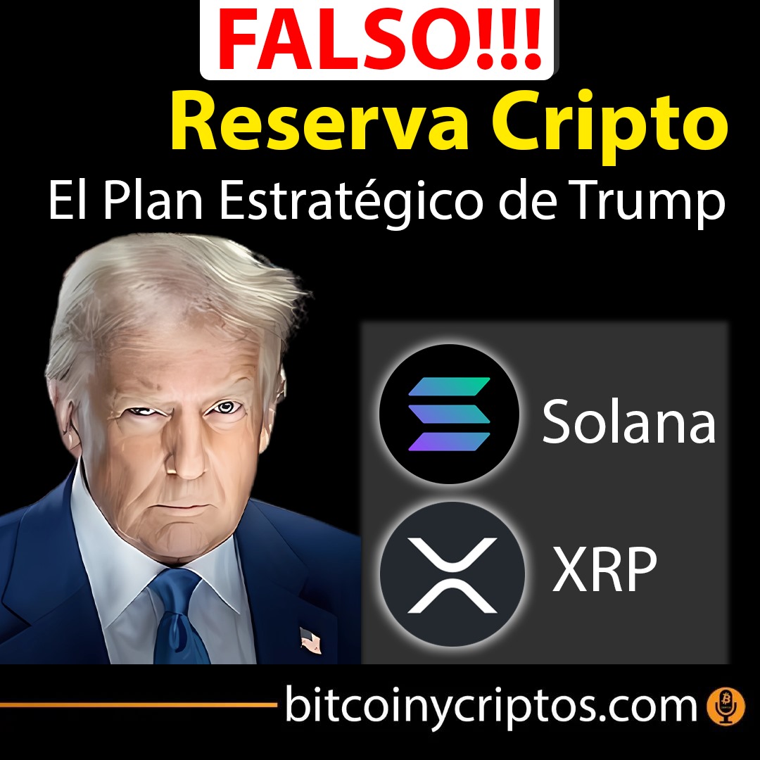 ❌ No habrá Reserva Estratégica de 🇺🇸 en #XRP y #Solana 🤷🏻 Ripple tiene  dinero para difundir rumores y pagar noticias… pero no le alcanza para la Reserva  Estratégica en 🇺🇸, se