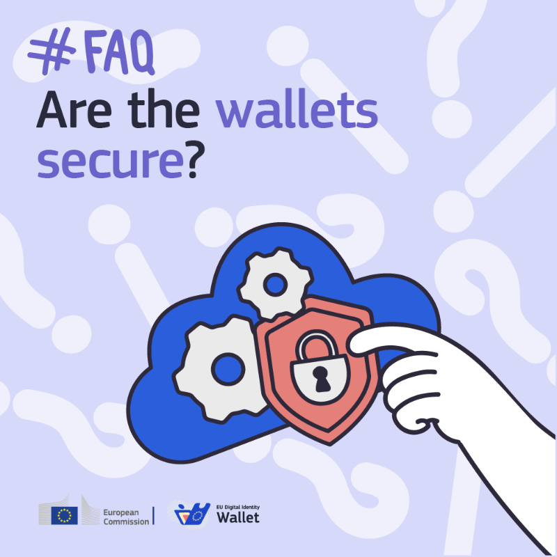 EUdigitalID's tweet photo. Wallets must be compliant to the highest security standards available today to ensure that personal data is fully protected. All wallets will be thoroughly tested and independently certified to ensure that all security requirements are valid.

👇 Visit our FAQ for more