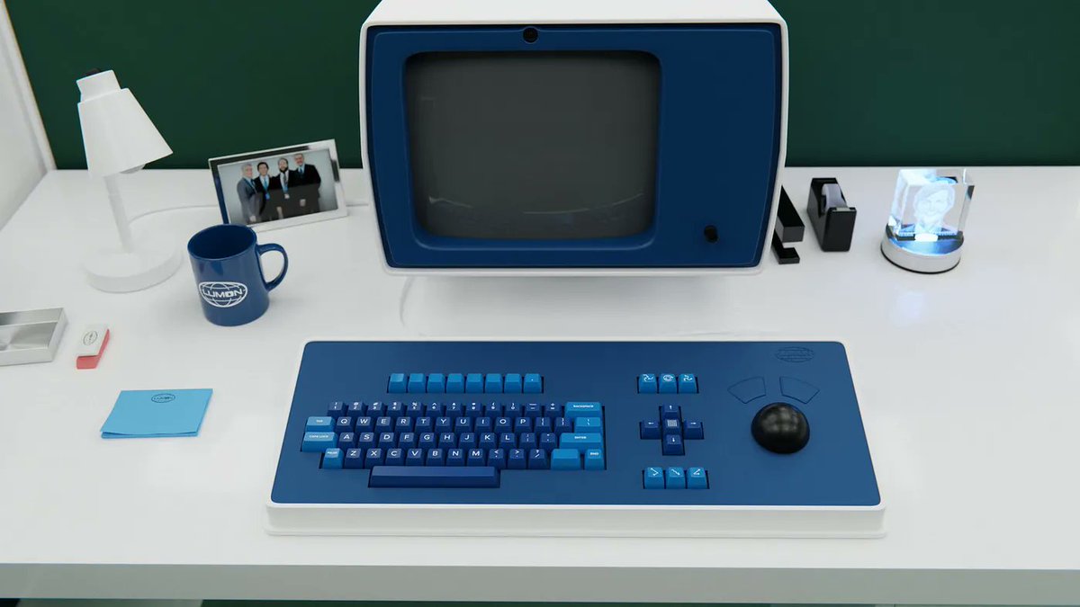 BasicAppleGuy's tweet photo. Rate my setup: Innie Edition 
#Severance 🎈 https://t.co/2WqyIqDkU7