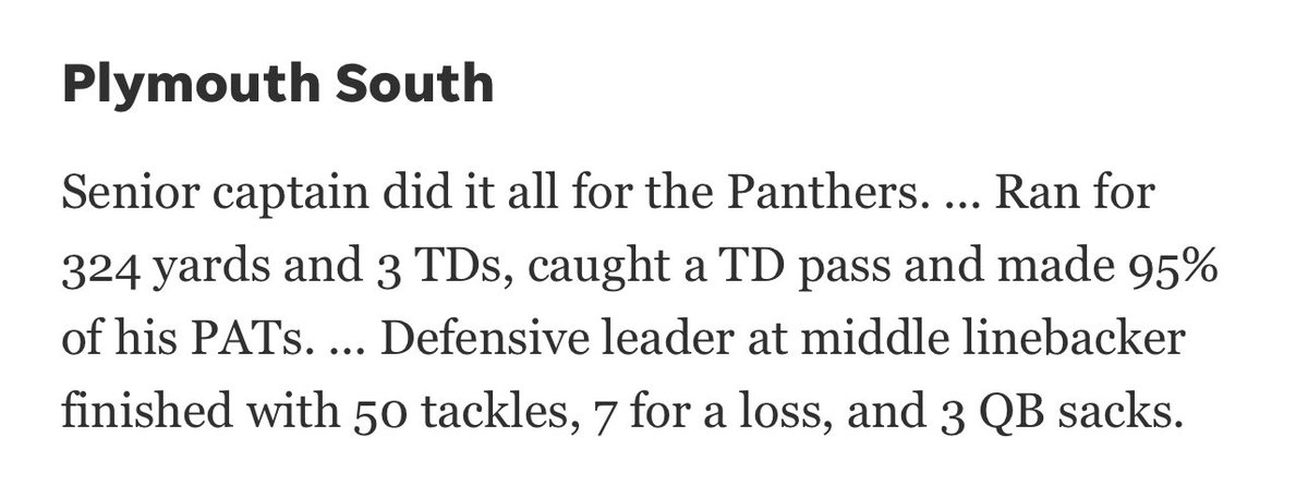 Logan Watts (@loganwatts0320) on Twitter photo Thankful to be named to the Second Team All-Scholastic for my efforts this season!! <a href="/footballpsouth/">Plymouth South Football</a> @fru_pshs <a href="/sports_ledger/">Patriot Ledger sports</a> Thankful to be named to the Second Team All-Scholastic for my efforts this season!! <a href="/footballpsouth/">Plymouth South Football</a> @fru_pshs <a href="/sports_ledger/">Patriot Ledger sports</a>