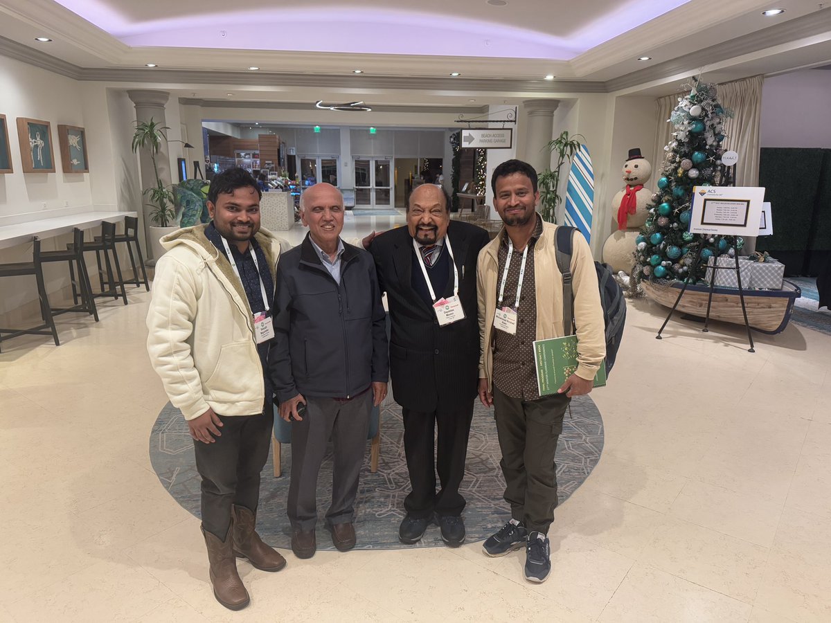 Md NIRSHAD ALAM (@nirshad_md) on Twitter photo Honored to received the Best Poster Award at the 27th Winter Fluorine Chemistry, 2025 at Clearwater Beach, Florida and had the opportunity to interact with lots of amazing fluorine chemist. Grateful to organizers <a href="/WDolbier/">William Dolbier</a> <a href="/PowerCatLab/">Munoz PowerCat Lab</a> and <a href="/OakwoodChemical/">Oakwood Chemical</a> for funding Honored to received the Best Poster Award at the 27th Winter Fluorine Chemistry, 2025 at Clearwater Beach, Florida and had the opportunity to interact with lots of amazing fluorine chemist. Grateful to organizers <a href="/WDolbier/">William Dolbier</a> <a href="/PowerCatLab/">Munoz PowerCat Lab</a> and <a href="/OakwoodChemical/">Oakwood Chemical</a> for funding