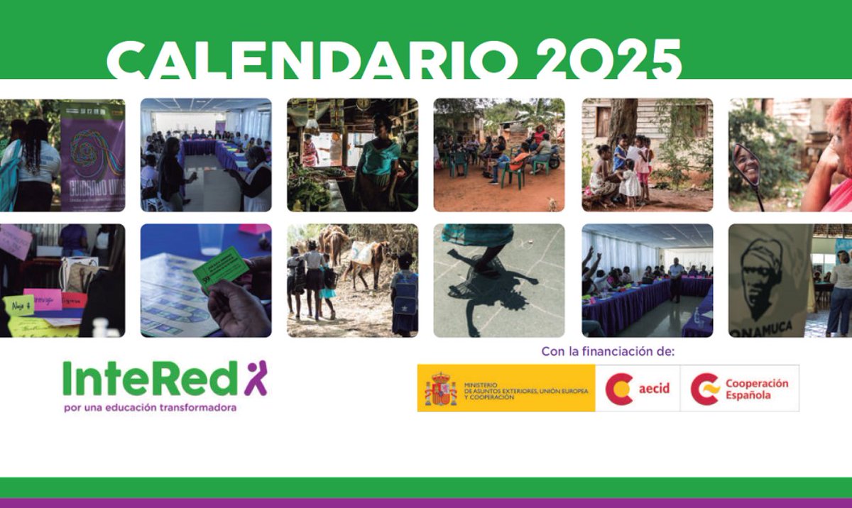 ✳️ Fundación InteRed (@intered_ong) on Twitter photo 📌📌¿Tenéis ya el calendario del 2025? Os dejamos el nuestro por si lo queréis imprimir y utilizarlo. ¡Brindamos por un año de paz y prosperidad para todo el mundo!
intered.org/sites/default/…
#CALENDARIO #2025 📌📌¿Tenéis ya el calendario del 2025? Os dejamos el nuestro por si lo queréis imprimir y utilizarlo. ¡Brindamos por un año de paz y prosperidad para todo el mundo!
intered.org/sites/default/…
#CALENDARIO #2025