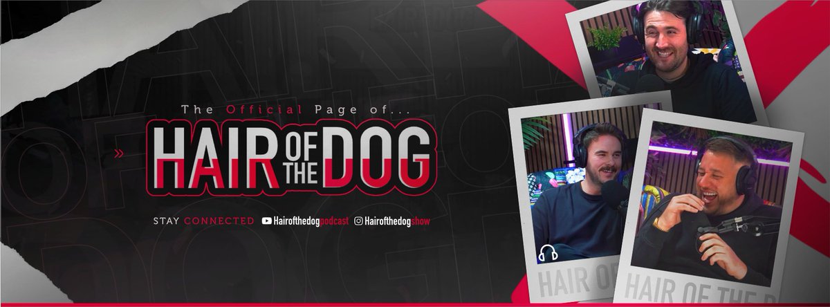 FadeZPSD's tweet photo. Feels good to be back - Apologies for those who messaged me, my X Locked me out - Back in the driving seat now.

I have a little Header for you guys today, a podcast Banner for Hair Of The Dog https://t.co/cnAM64Bcyb