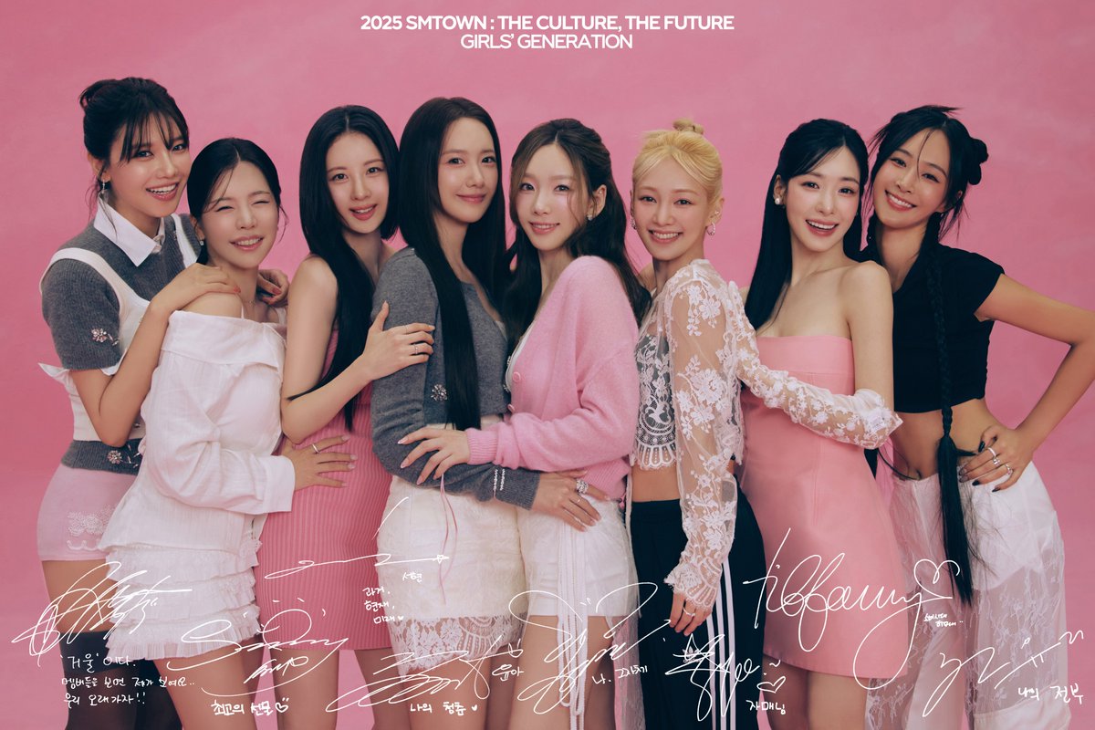 soshifanclub's tweet photo. ภาพสาวๆ Girls' Generation (SNSD) ทั้ง 8 คน โปรโมทอัลบั้มฉลองครบรอบ 30 ปี "2025 SMTOWN : THE CULTURE, THE FUTURE" 

โดยสาวๆ SNSD จะรีเมกเพลง 열정 (My Everything) ของ The Grace อัลบั้มจะวางขายในวันที่ 14 กุมภาพันธ์นี้  

เว็บไซต์ https://t.co/iWO4TGsxIf https://t.co/3gWqsmHAbW