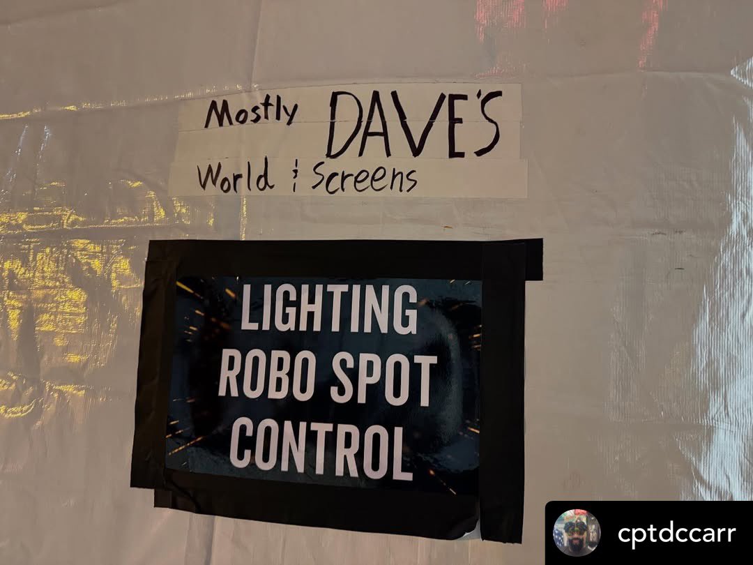 TheRobeWay's tweet photo. When the #RoboPartyBargeXL + #RoboPartyBarge = #MegaRoboBarge … you know you’re hanging backstage with Dave Carr & @Solotech_Inc.
#therobeway #techthursday #robelighting #solotech #lightingtech #techlife #tourlife https://t.co/SyTKQAtnxc
