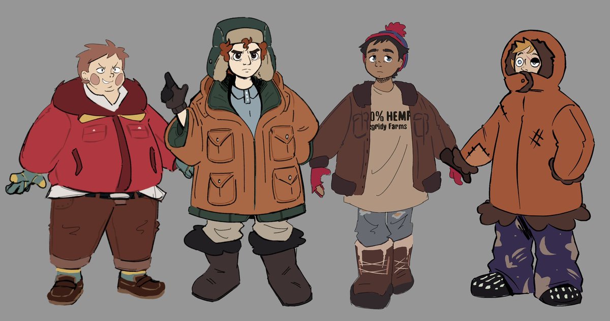 thescarletcrow's tweet photo. rararra my personal takes on their looks #sptwt #southpark https://t.co/cvvhmuOhGP