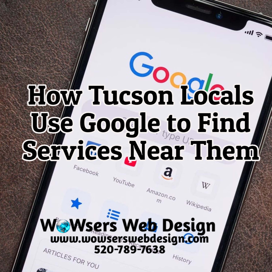 Wowsersweb's tweet photo. Read more about How Tucson Locals Use Google to Find Services Near Them
https://t.co/eVUHyK8ns0
#TucsonAffordableWebDesign
#TucsonSmallBusinessWebDesign
#tucsonwebdesigner  #tucsonwebdesign
#tucsonsmallbusiness  #TucsonMarketing
#tucsonlocal    #tucsonlocalbusiness
#TucsonLocal https://t.co/PAs2NQGFf1