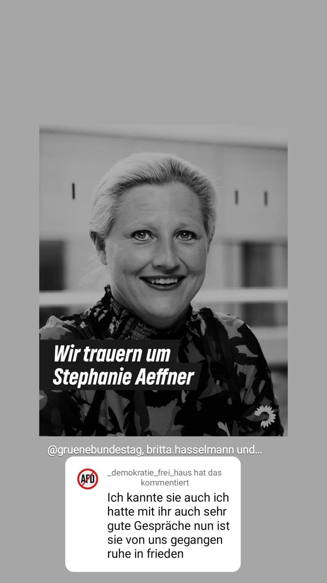 t47da's tweet photo. Sie war eine sehr tolle liebenswerte Person ich hatte mit ihr sehr gute interessante Gespräche nun ruhe in frieden
#b1601 https://t.co/MSgJpMNnLA