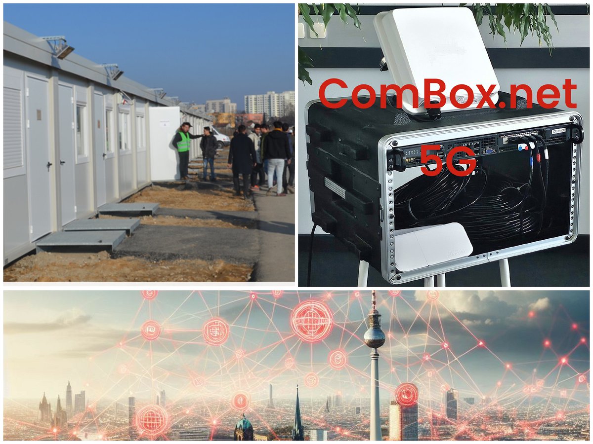 CBXNET_Berlin's tweet photo. CBXNET versorgt Berliner Aufnahmeeinrichtung mit einem leistungsstarken und breitbandigen #Internetanschluss mittels 4G &amp; 5G #Mobilfunk-Bonding. Der SD-WAN Service https://t.co/3IAc6sdOiw ist temporär &amp; kurzfristig im gesamten Bundesgebiet einsetzbar. 
#internet #berlin https://t.co/rzg1twEtws