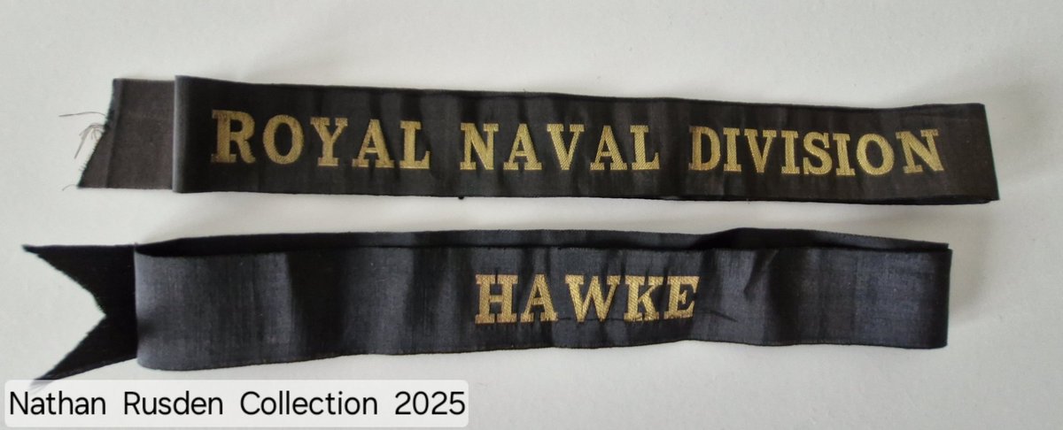 WW1RND's tweet photo. AB Hugh Muschamp Robinson,  a solicitor from Birkenhead joined up  November 1914. D Co Hawke Bn ,survived Gallipoli,  commissioned into RGA in 1916. Very pleased to be the next temp custodian of his possessions  #Gallipoli #Dardanelles #ww1royalnavaldivision 
#royalnavy https://t.co/geL2GGWIIM