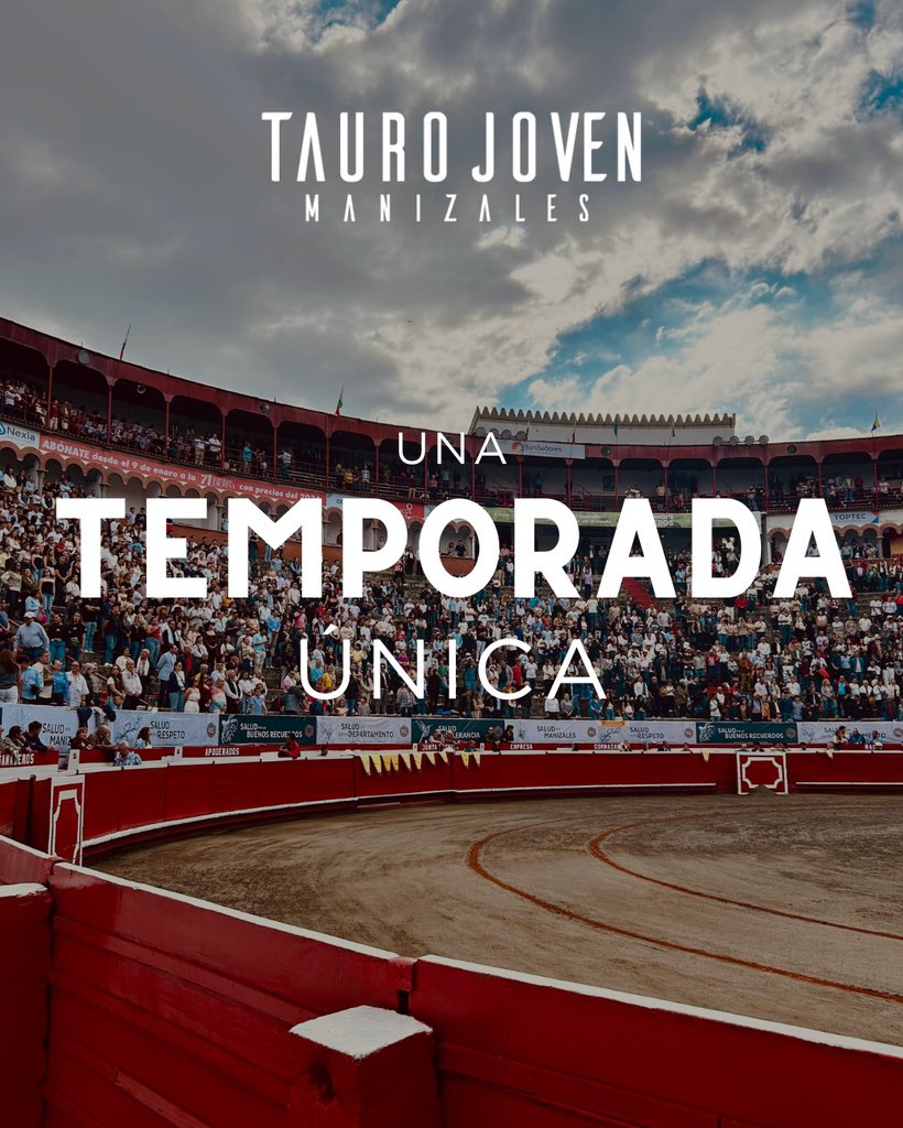 TauroJovenM's tweet photo. Agradecemos a todos los que hicieron parte de esta temporada taurina tan especial, una vez más afirmamos que Manizales SI ES TAURINA. Hoy más que nunca nos unimos para alzar la voz pidiendo libertad y ser escuchados. Vamos por un 2025 lleno de tauromaquía ❤️🐂 #SIMASOLE https://t.co/by5AwFsz0I