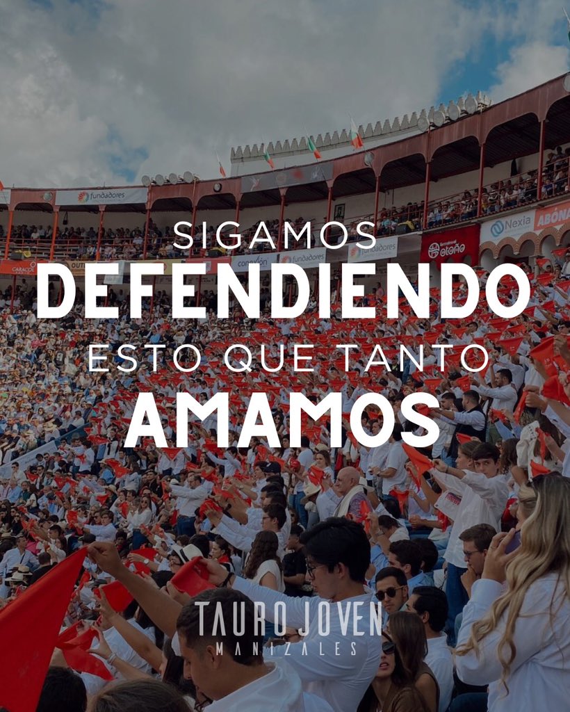 Agradecemos a todos los que hicieron parte de esta temporada taurina tan especial, una vez más afirmamos que Manizales SI ES TAURINA. Hoy más que nunca nos unimos para alzar la voz pidiendo libertad y ser escuchados. Vamos por un 2025 lleno de tauromaquía ❤️🐂 #SIMASOLE