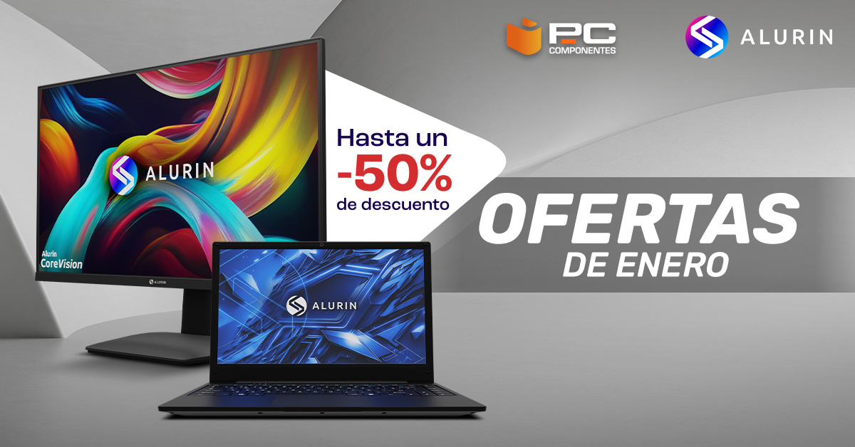 ¡OFERTAS ENERO!

Descubre los descuentos en equipos Alurin. Solo disponibles en <a href="/pccomponentes/">PcComponentes</a> 

▶️ bit.ly/3WKaOWr
